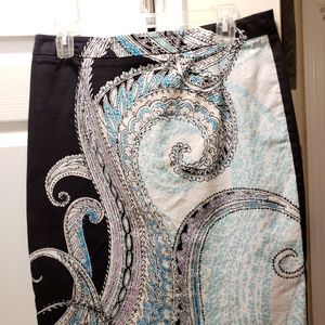 New York & Company unique pattern skirt